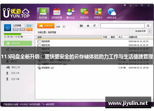 115网盘全新升级：更快更安全的云存储体验助力工作与生活便捷管理